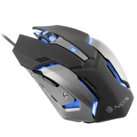 RATÓN GAMING NGS GMX-100 - 800/1200/1600/2400 DPI - LED 7 COLORES