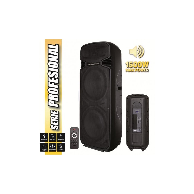 ALTAVOZ AUTOAMPLIFICADO PRO500 2X15"...
