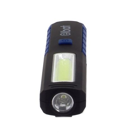 LINTERNA LED COB + LED 180LM BASE CON IMÁN ELBAT