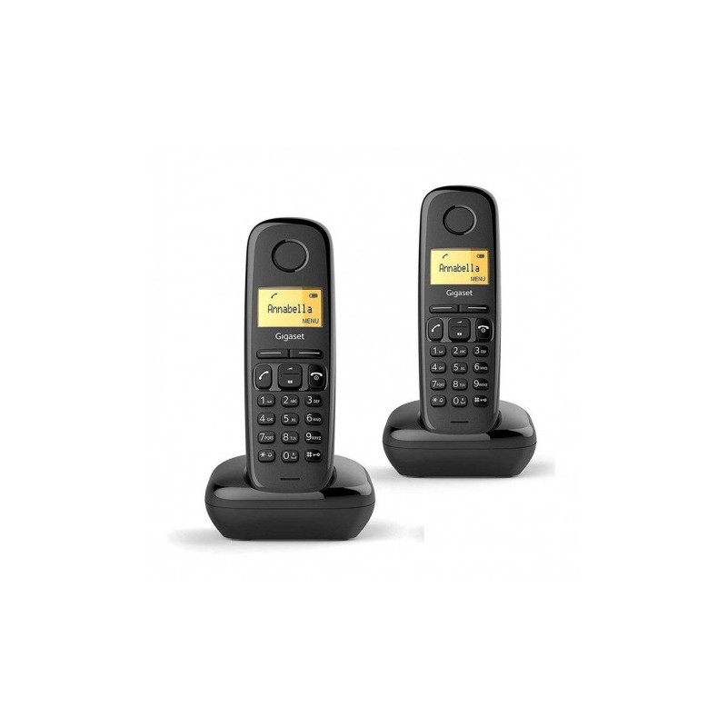 TELÉFONO DECT GIGASET A170 DÚO NEGRO...