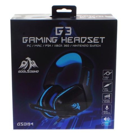AURICULAR GAMING G3 | XBOX | PS4 | SWITCH | PC | COOLSOUND