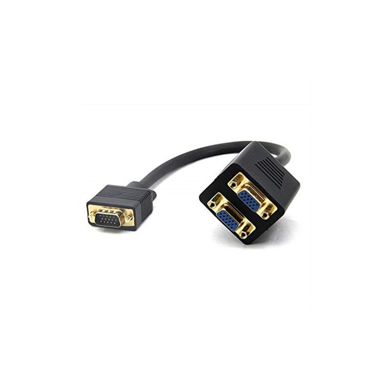 CABLE ADAPTADOR DOBLE VGA MACHO A 2...