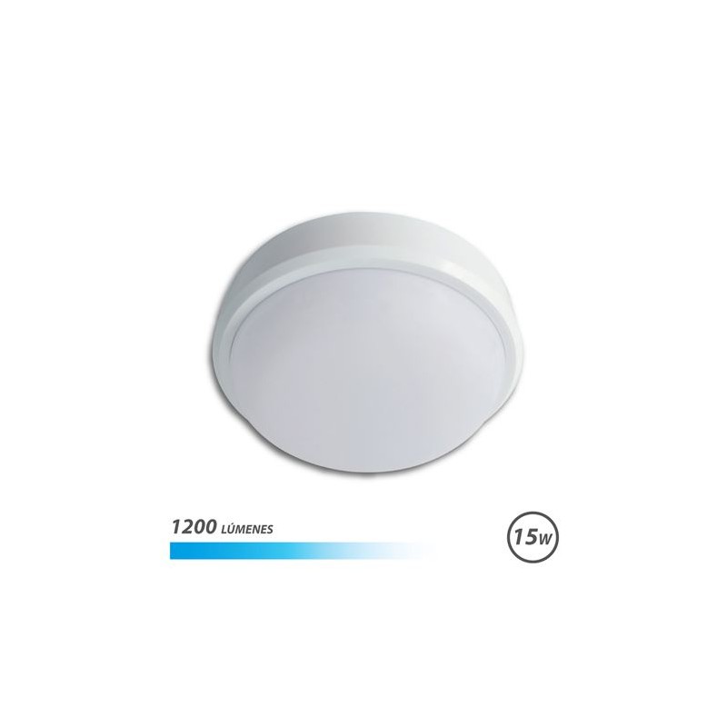 APLIQUE LED REDONDO EXTERIOR 15W LUZ...