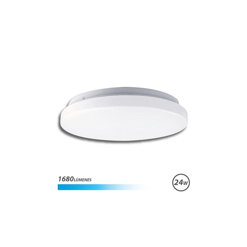 APLIQUE LED TECHO REDONDO 24W LUZ...