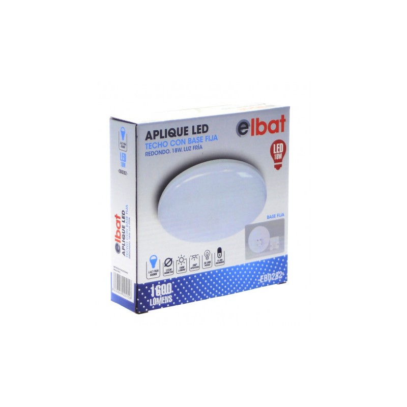APLIQUE LED TECHO CON BASE FIJA...