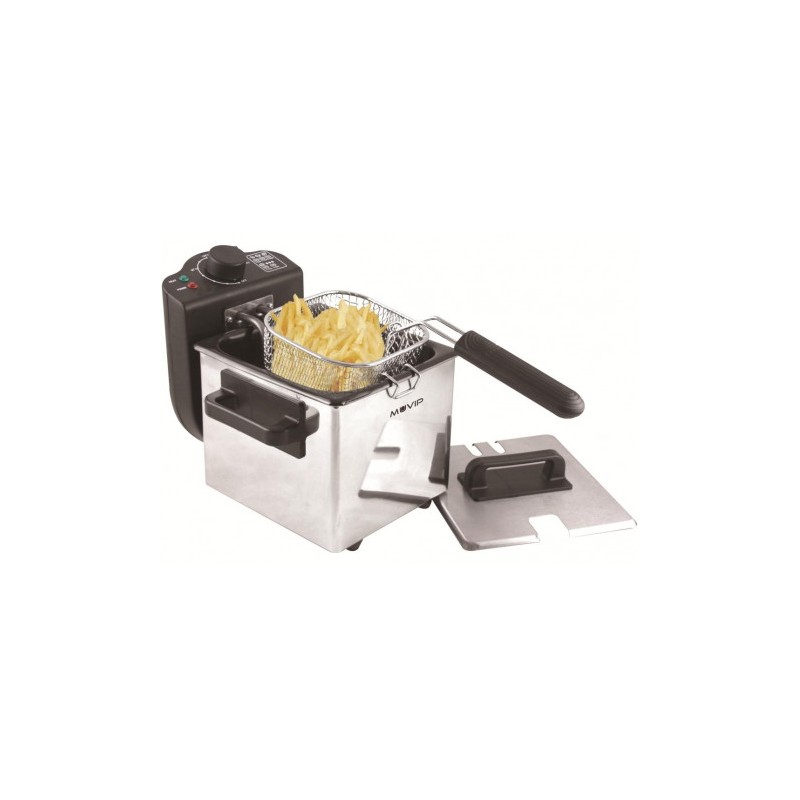 FREIDORA 1.5 LITROS INOXIDABLE 1000W...