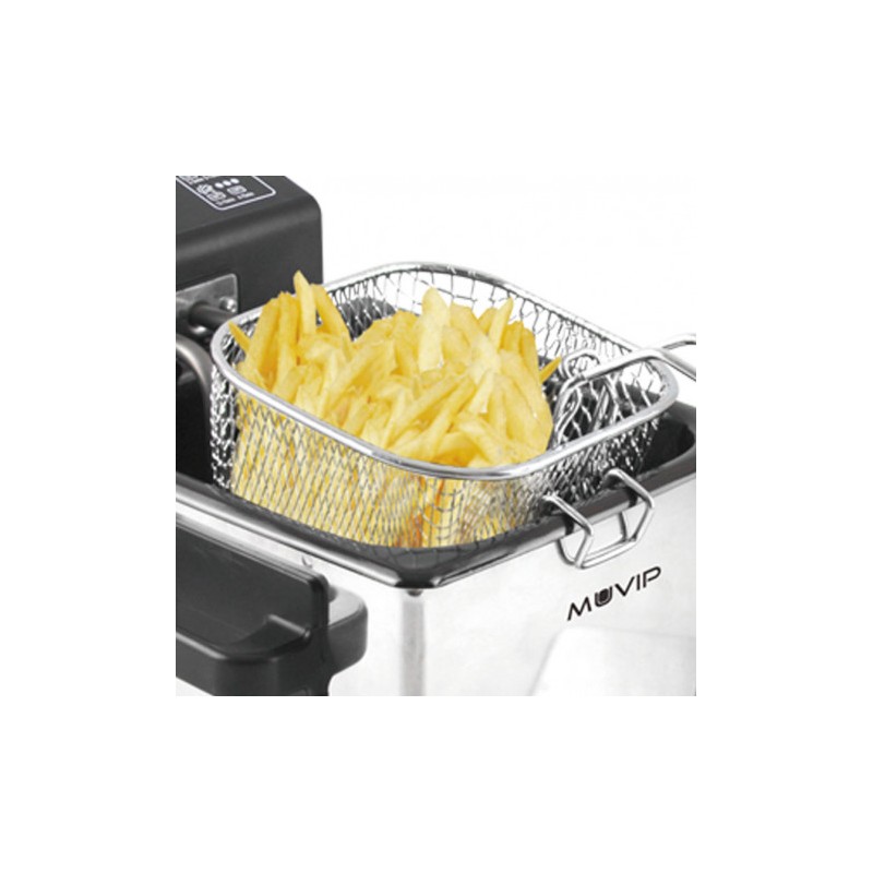 FREIDORA 1.5 LITROS INOXIDABLE 1000W...