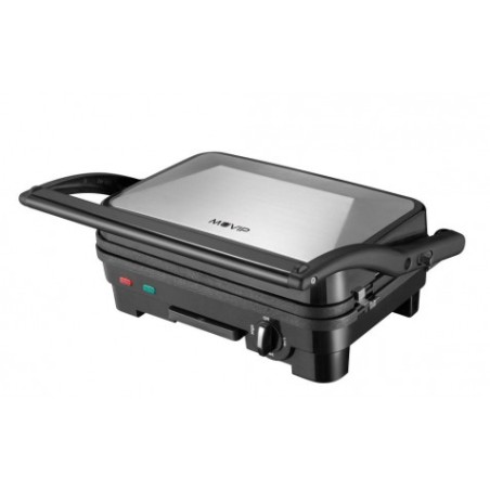 SANDWICHERA INOX 1800W 180º PLACAS REVERSIBLES MUVIP