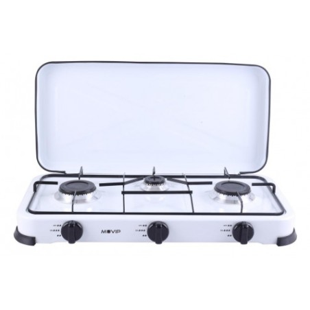 COCINA DE GAS 3 FUEGOS BLANCA MUVIP