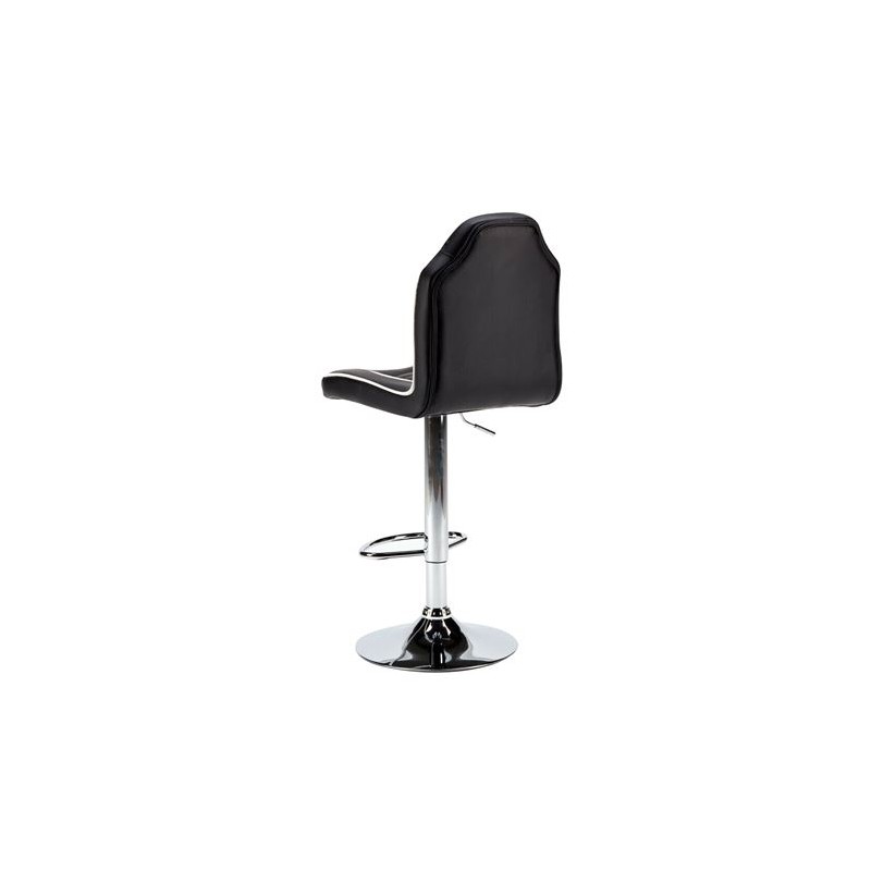 TABURETE GAMING RACING NEGRO/BLANCO...