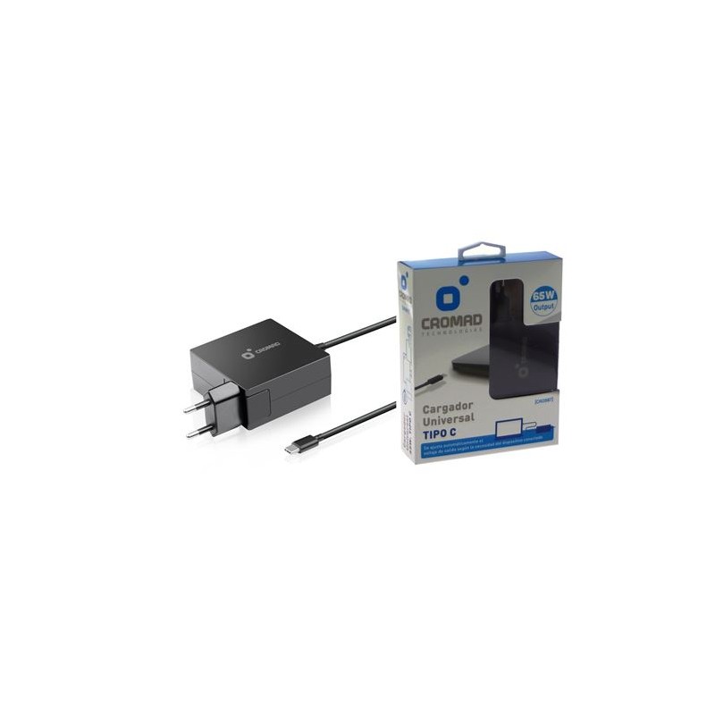 CARGADOR UNIVERSAL 65W TIPO C CROMAD