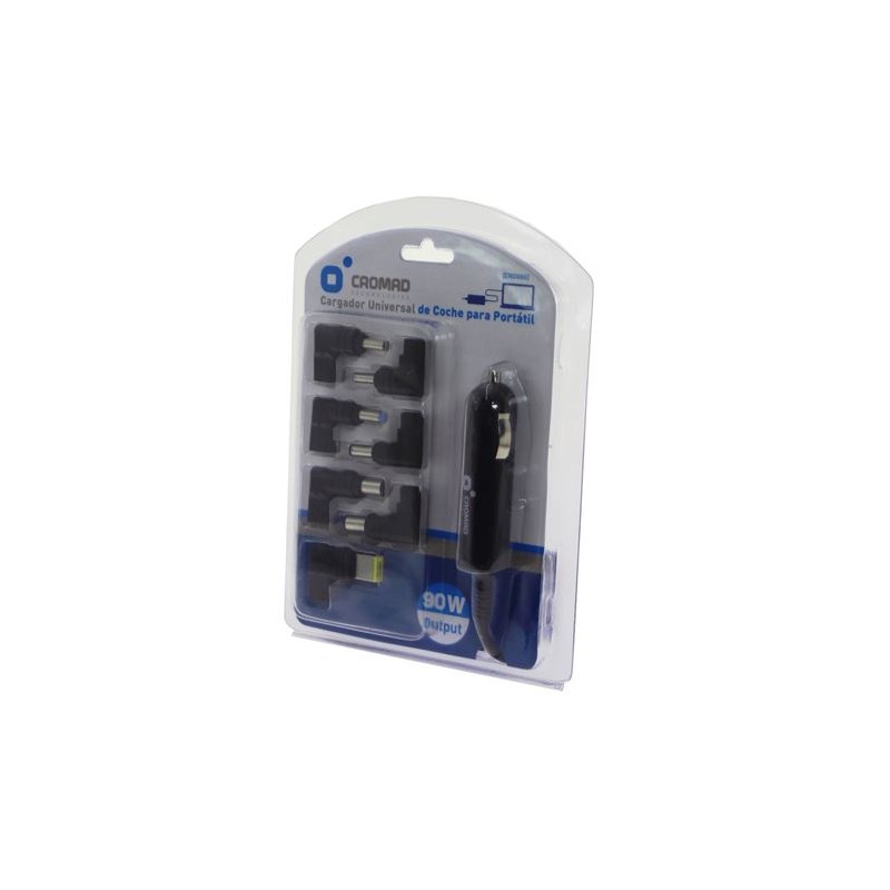 CARGADOR UNIVERSAL COCHE 90W CROMAD