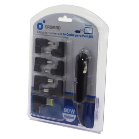 CARGADOR UNIVERSAL COCHE 90W CROMAD