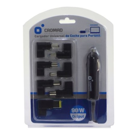 CARGADOR UNIVERSAL COCHE 90W CROMAD