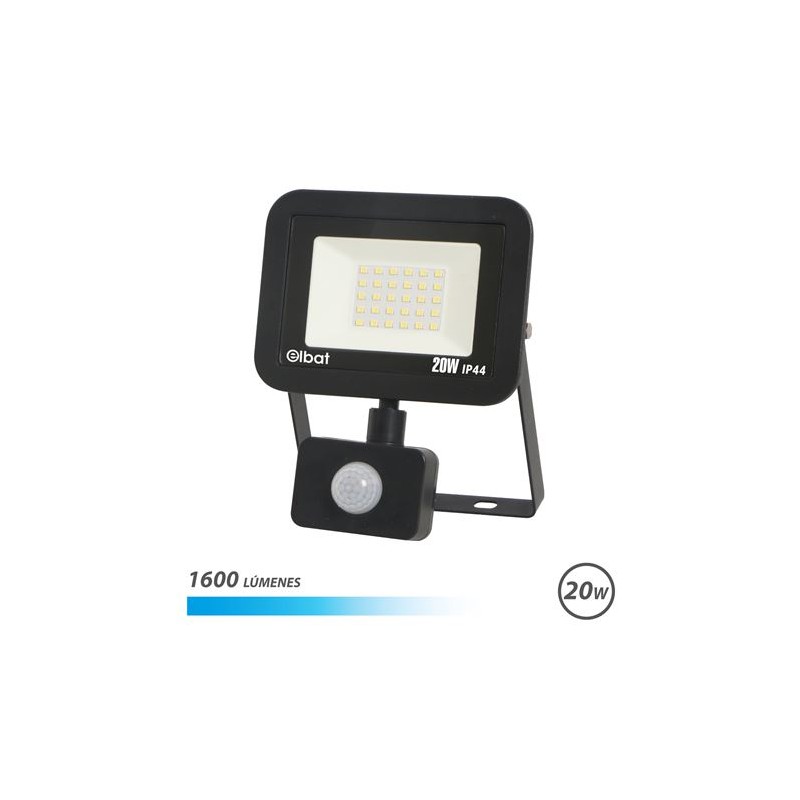 FOCO LED SERIE SLIM 20W CON SENSOR...