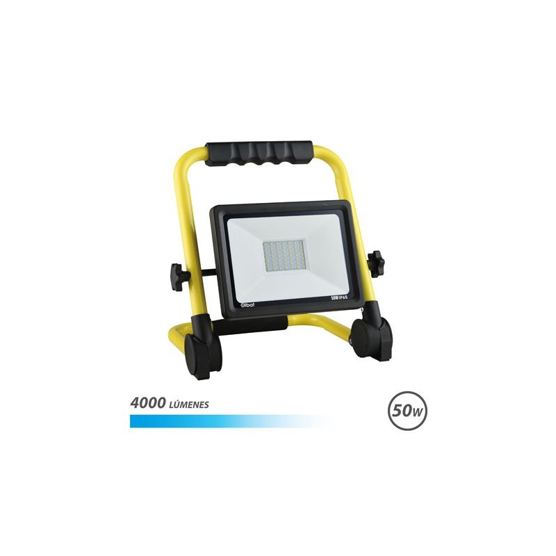 FOCO LED 50W 6500K CON SOPORTE...