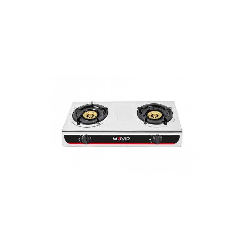 COCINA GAS INOX 2 FUEGOS MUVIP