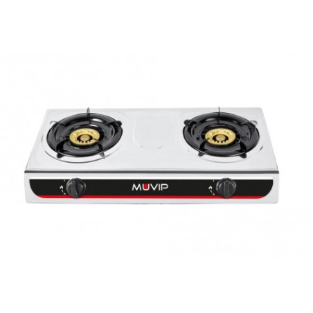 COCINA GAS INOX 2 FUEGOS MUVIP