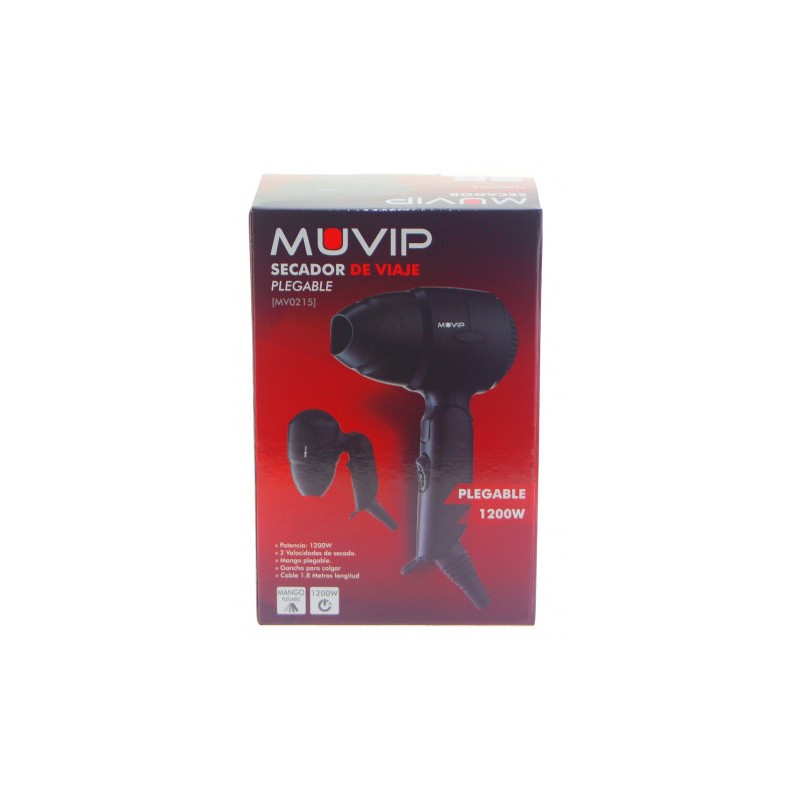 SECADOR DE VIAJE PLEGABLE 1200W MUVIP