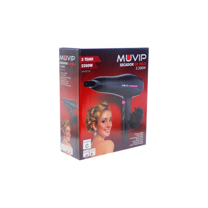 SECADOR DE PELO 2200W MUVIP