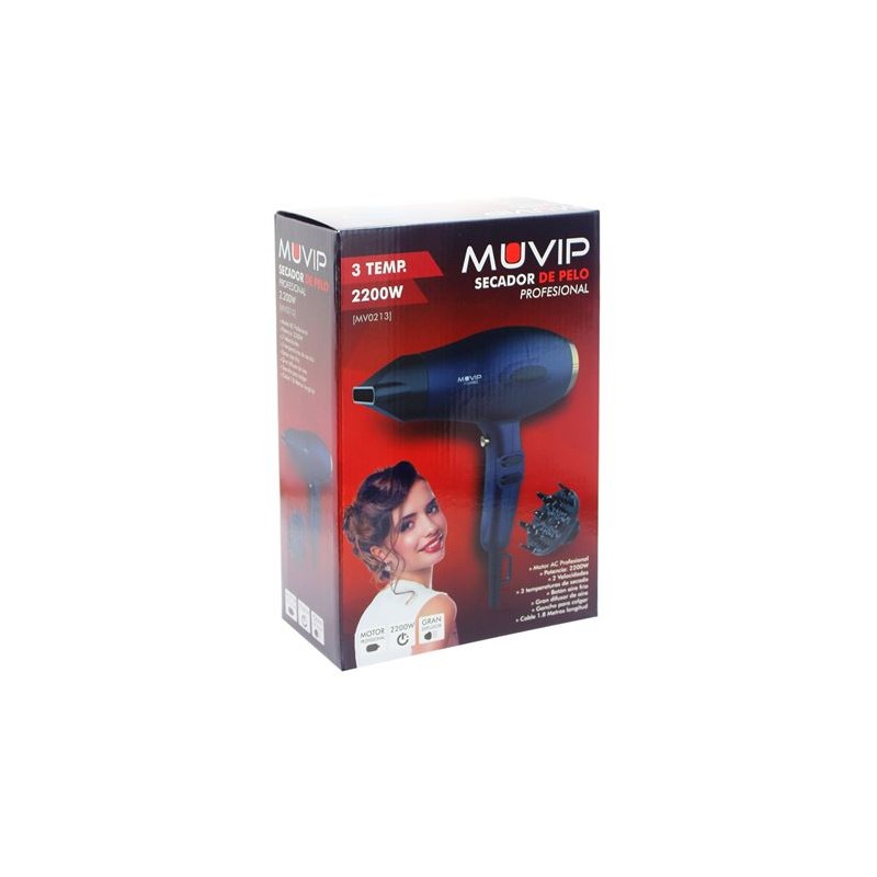 SECADOR DE PELO PROFESIONAL 2200W MUVIP
