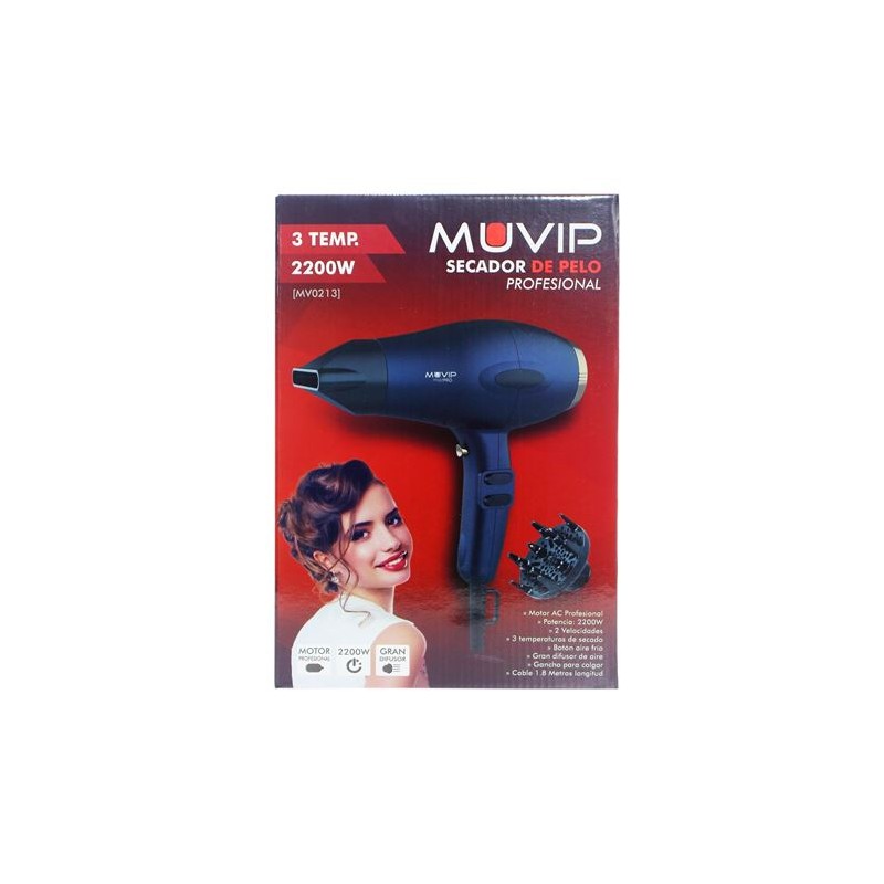 SECADOR DE PELO PROFESIONAL 2200W MUVIP