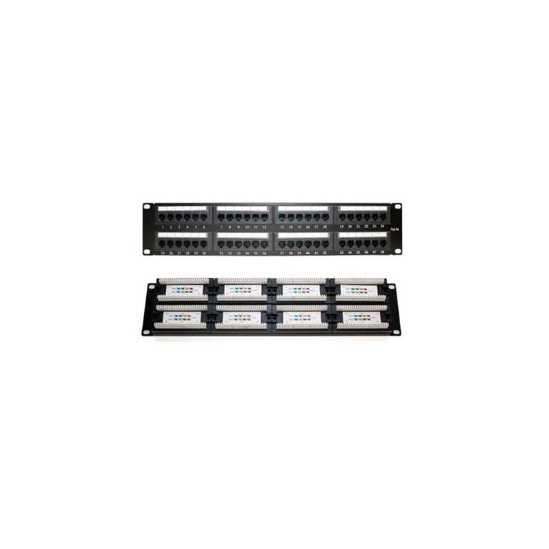 PANEL PARCHEO 48P 19" 2U UTP CAT 6...