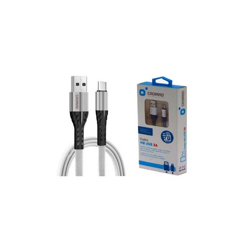 CABLE HQ USB A TIPO C 1 METRO 3A...