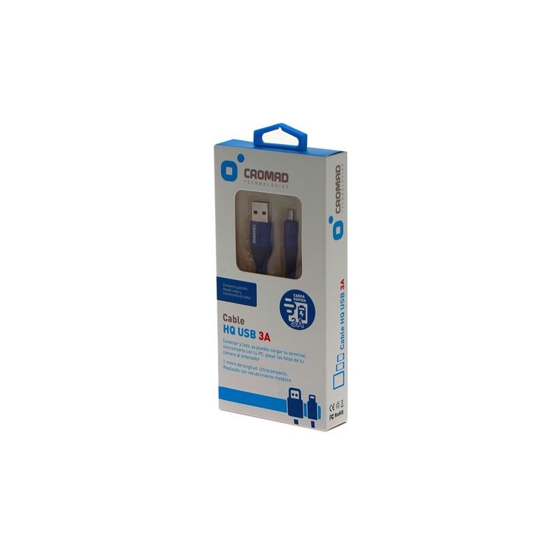 CABLE HQ USB A MICRO USB 1 METRO 3A...