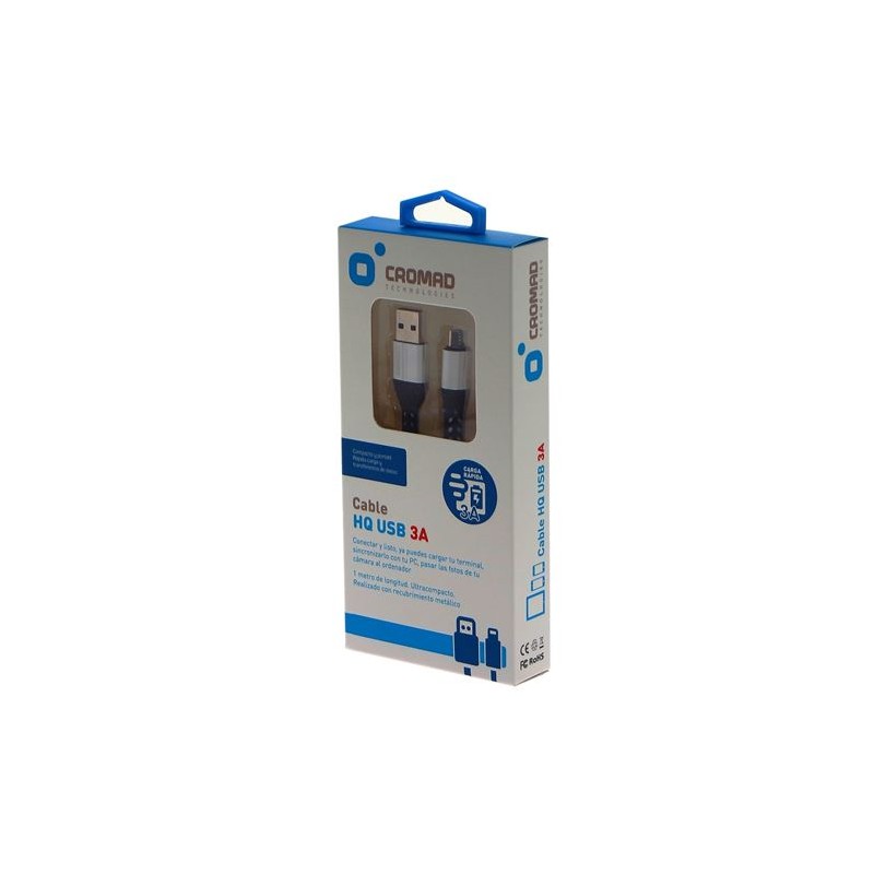 CABLE HQ USB A MICRO USB 1 METRO 3A...