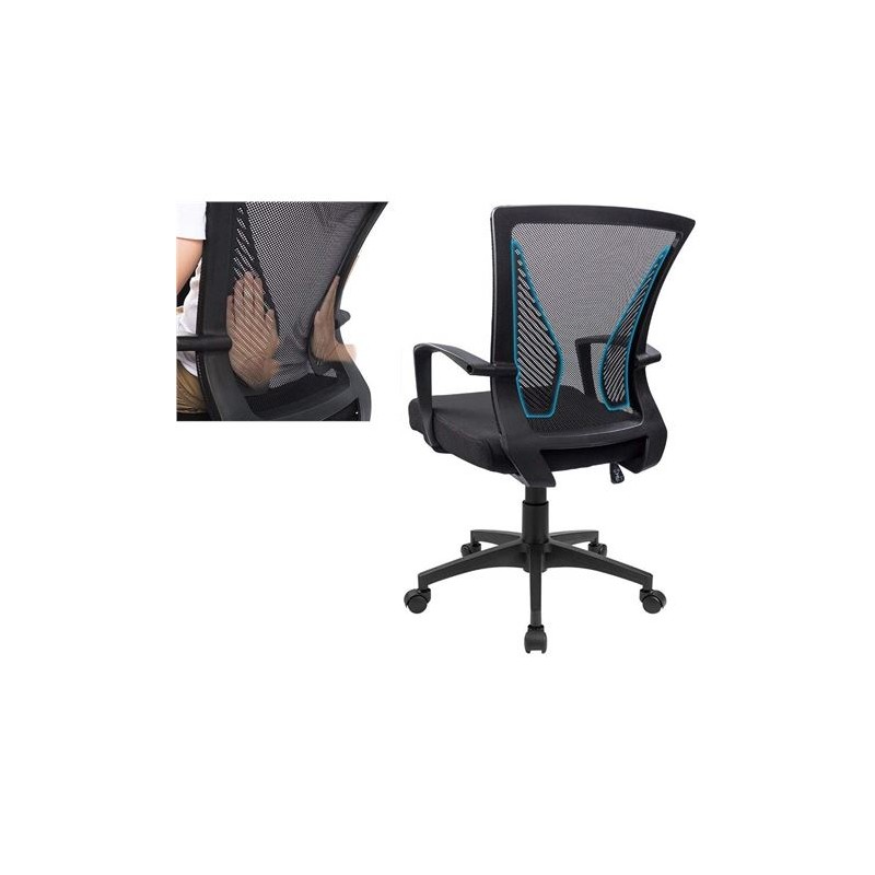 SILLA OFICINA OF500 NEGRO MUVIP