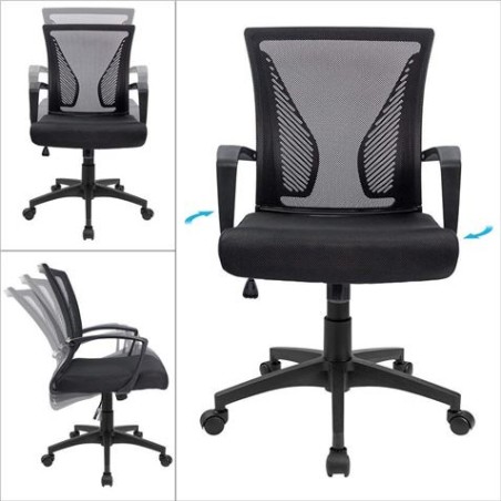 SILLA OFICINA OF500 NEGRO MUVIP