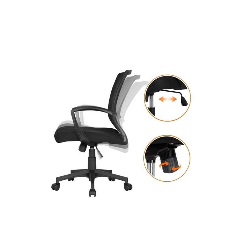 SILLA OFICINA OF500 NEGRO MUVIP