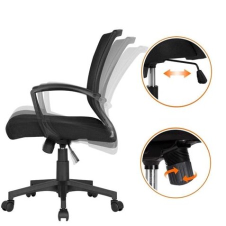 SILLA OFICINA OF500 NEGRO MUVIP