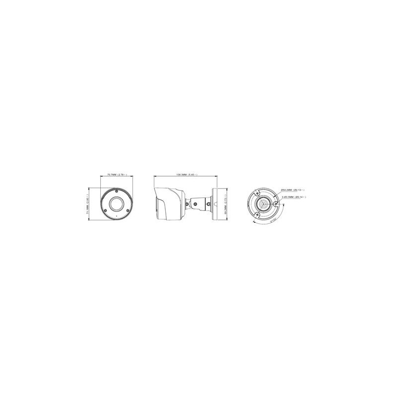 CAMARA AHD CCTV TIPO BULLET 3.6MM 5MP...