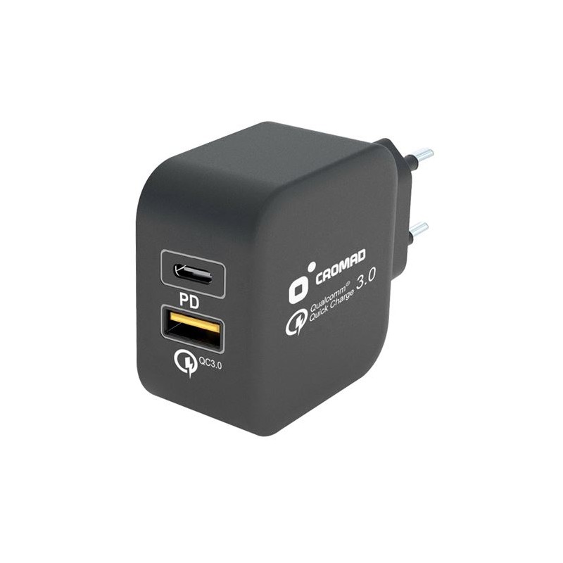 CARGADOR DE CORRIENTE TIPO C + QC 3.0...