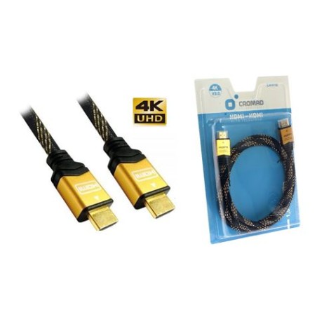 CABLE HDMI 1.5 METROS V2.0 4K BLISTER CROMAD