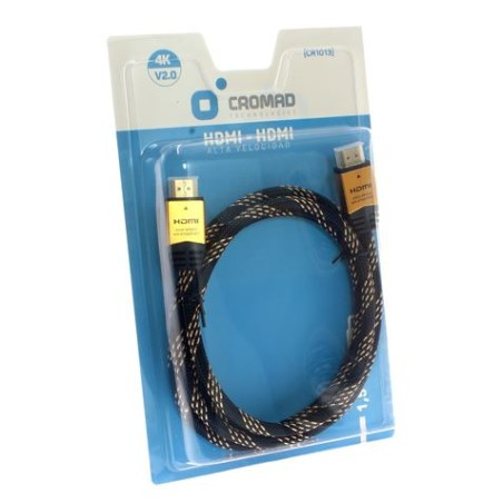 CABLE HDMI 1.5 METROS V2.0 4K BLISTER CROMAD