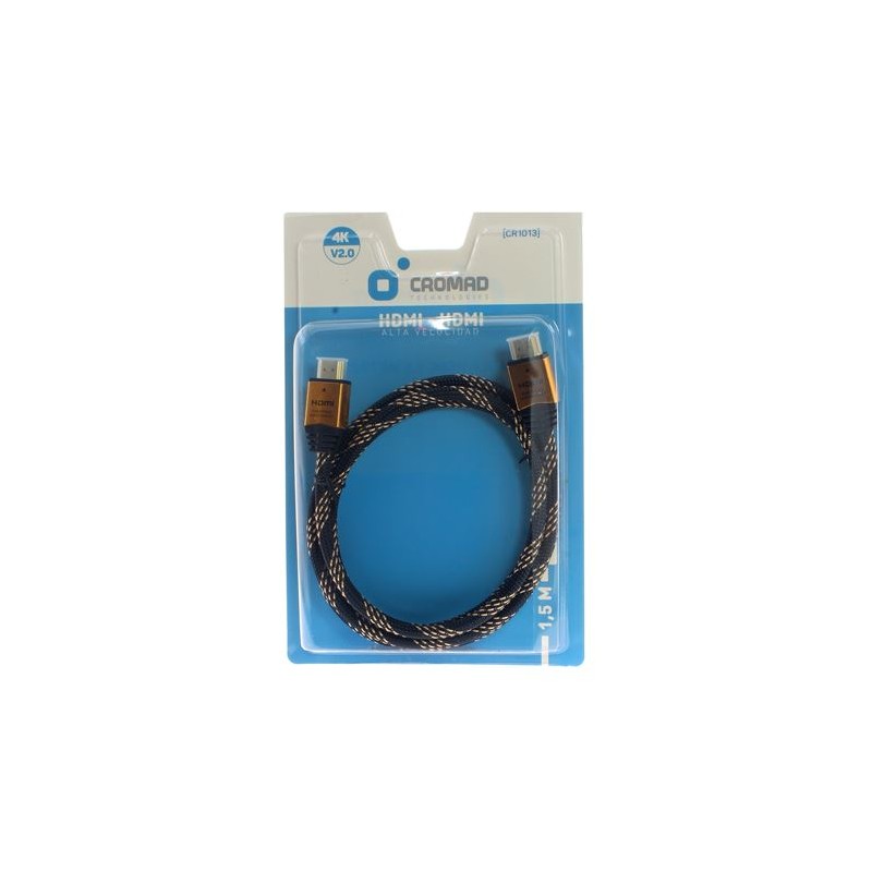 CABLE HDMI 1.5 METROS V2.0 4K BLISTER...
