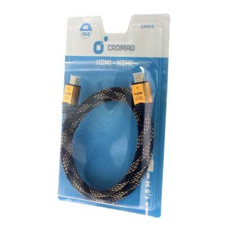 CABLE HDMI 1.5 METROS V2.0 4K BLISTER CROMAD