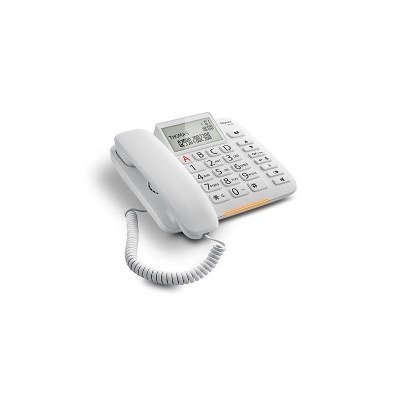 TELEFONO FIJO DL380 BLANCO GIGASET