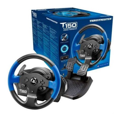 VOLANTE + PEDALES T150RS FORCE FEEDBACK PS5/PS4/PS3/PC THRUSTMASTER
