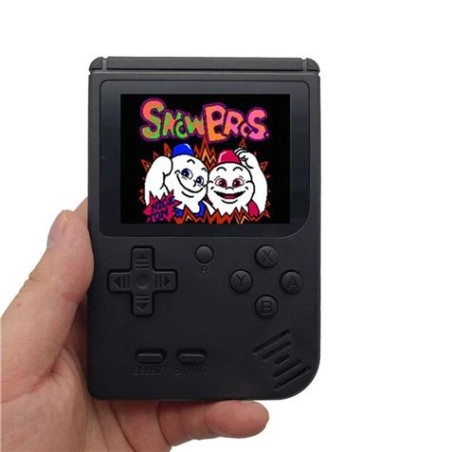 CONSOLA CLÁSICA PORTATIL 400 JUEGOS NEGRO
