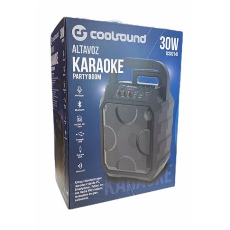 ALTAVOZ KARAOKE BLUETOOTH PARTY BOOM 30W COOLSOUND