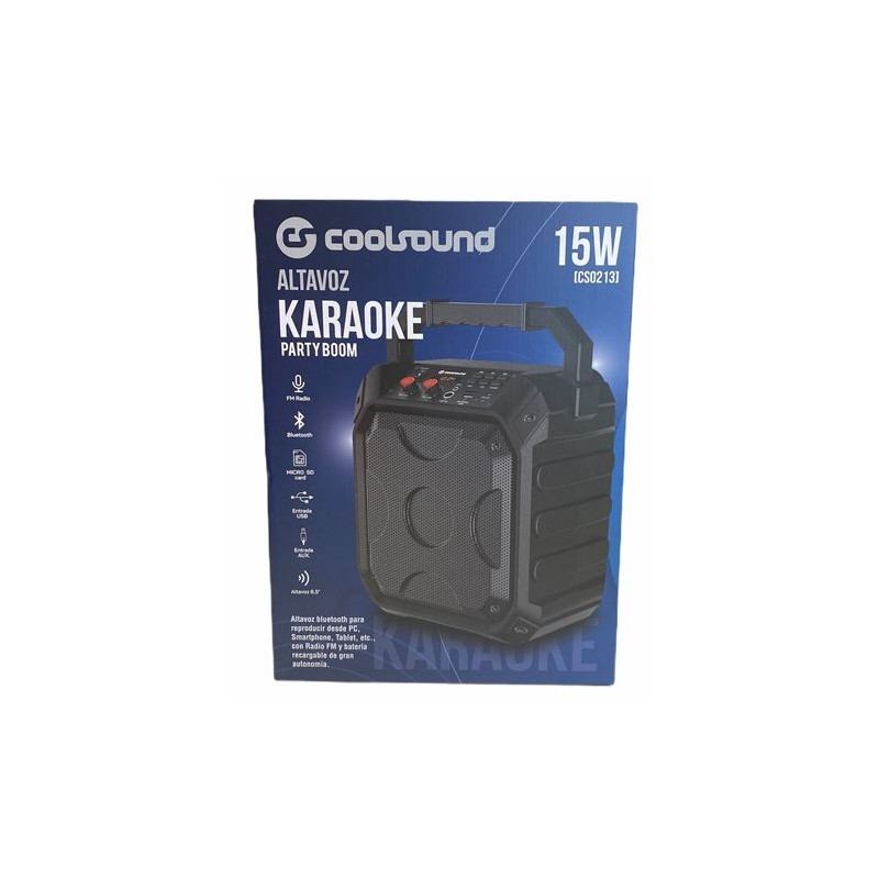 ALTAVOZ KARAOKE BLUETOOTH PARTY BOOM...