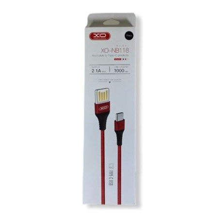 CABLE NB118 CARGA RAPIDA SLIM USB - MICRO USB | 2.1A | 1 METRO | NEGRO XO