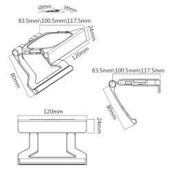 SOPORTE TV PARA MINI PC CROMAD 2