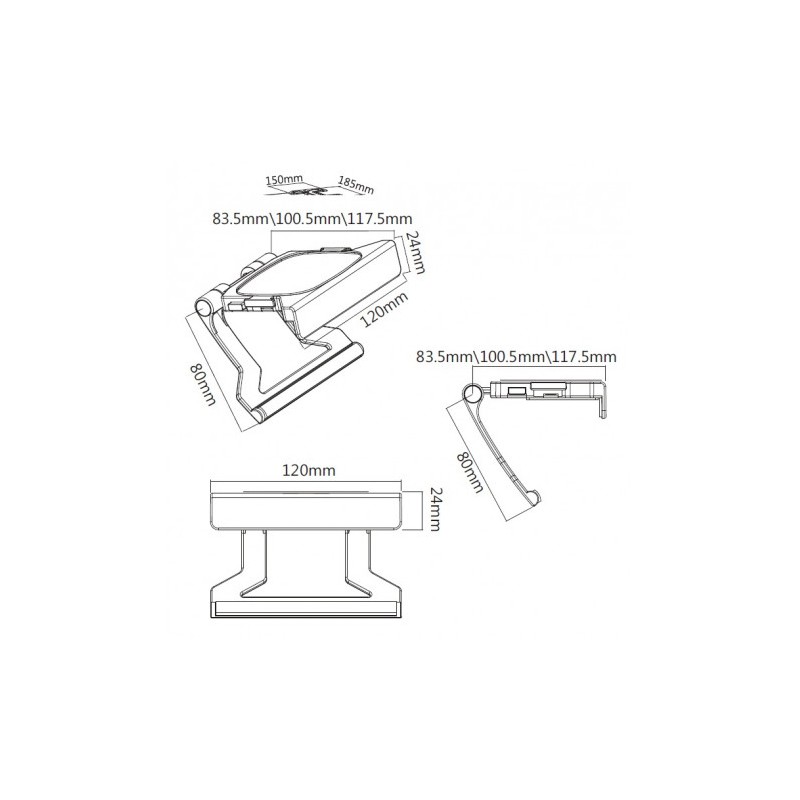SOPORTE TV PARA MINI PC CROMAD