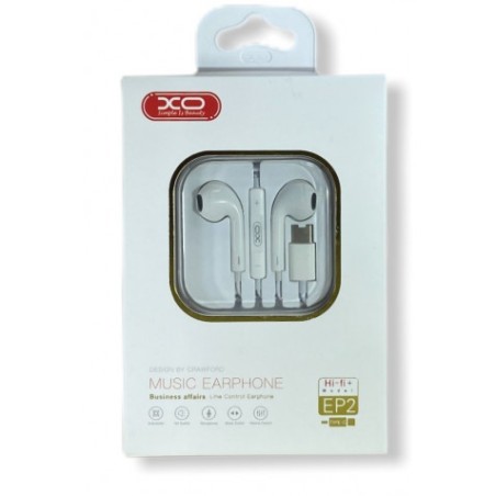 AURICULAR EP2 TIPO C BLANCO XO