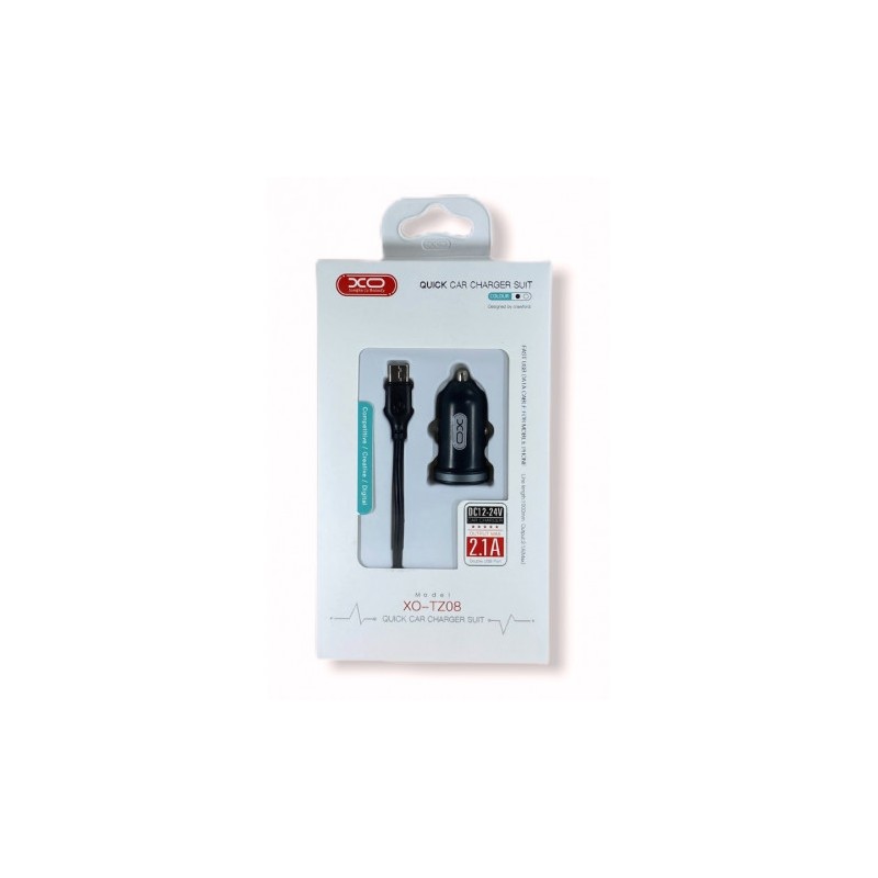 PACK CARGADOR MECHERO TZ08 2.1A +...